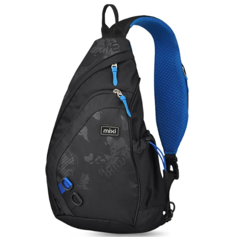 17" Mixi 2021 Fashion Backpack for One Shoulder Chest Bag, "travel"